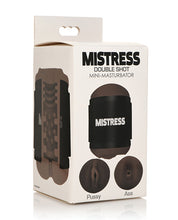 Carregue a imagem no visualizador da Galeria, Curve Novelties Mistress Mini Dual Stroker - Combo de Vagina e Ânus
