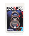 Curve Toys Jock Silicone Cock Ring Trio Dark Pleasure Set