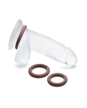 Carregue a imagem no visualizador da Galeria, Conjunto de Anéis Penianos de Silicone Jock da Curve Toys - Trio de Prazer Escuro
