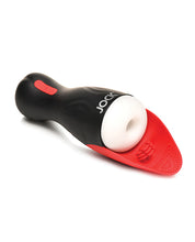 Load image into Gallery viewer, Ultimate Suction &amp; Vibration Male Masturbator - Black/Red
