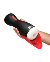 Load image into Gallery viewer, Ultimate Suction &amp; Vibration Male Masturbator - Black/Red
