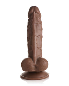 Wesley 7" Realistischer Saugnapf-Dildo mit Kugeln - Dark Fantasy Edition