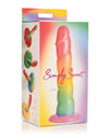 Simply Sweet 6.5" Rainbow Phallic Dildo by Curve Toys