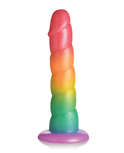 Simply Sweet 6.5" Rainbow Phallic Dildo by Curve Toys