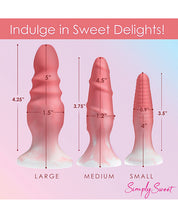 Load image into Gallery viewer, Curve Toys Simply Sweet Silicone Butt Plug Set
