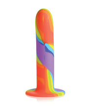 Load image into Gallery viewer, Simply Sweet Rainbow Silicone Pleasure Wand by Curve Toys
