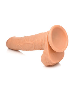 Ultra Slim Curve Dong med Suction Balls