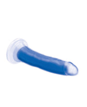 Cargue la imagen en el visor de la galería, Dildo de Silicona Morado de 7&quot; que Brilla en la Oscuridad de Curve Toys
