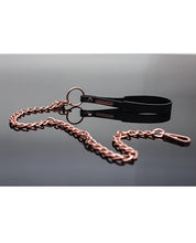 Load image into Gallery viewer, Seductive Chain Leash - Black/Rose Gold Edition for Bondage
