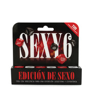 Load image into Gallery viewer, Seductive 6 Dice Game - Spanish Edition for Intimate Adventures
