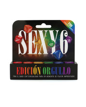 Załaduj obraz do przeglądarki galerii, Pride Edition Sexy 6 Dice Game - Spanish Language Edition
