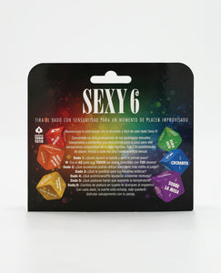 Pride Edition Sexy 6 Dice Game - Spanish Language Edition