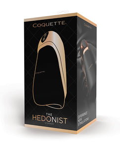 Coquette The Hedonist Pleasure Stroker - Black/Rose Gold