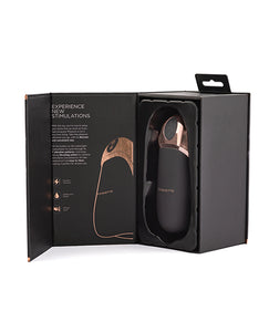 Coquette The Hedonist Pleasure Stroker - Black/Rose Gold