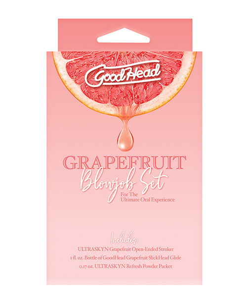 Grapefruit Pleasure Stroker Set