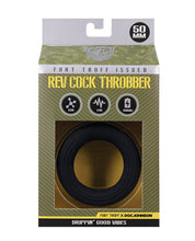 Cargue la imagen en el visor de la galería, Rev Cock Throbber Flexible Vibrating Ring - Large, Black
