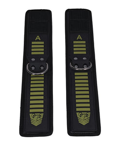 Fort Troff Tactical Ankle Restraints - Stealth Black/Green