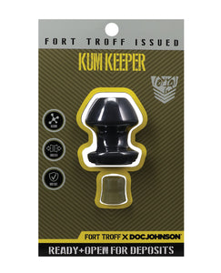 Fort Troff Black Kum Keeper Anal Plug