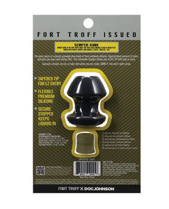 Fort Troff Black Kum Keeper Anal Plug