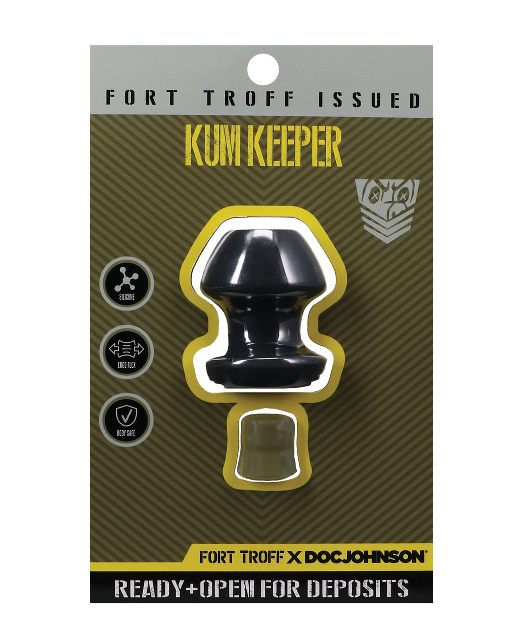 Fort Troff Black Kum Keeper Anal Plug