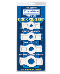 Set di anelli per il pene Titanmen Tools