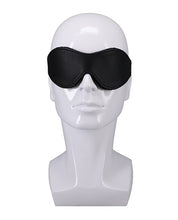 Load image into Gallery viewer, Black Velvet-Lined Blindfold Bag for Comfort and Style
