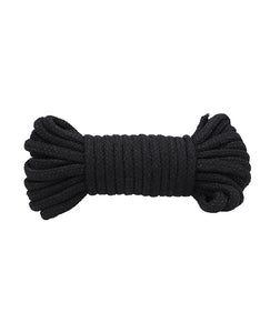 32 Ft Cotton Binding Rope - Black for Versatile Uses