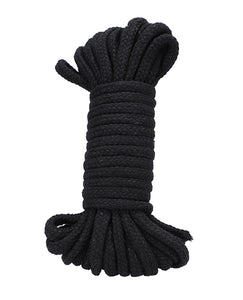 32 Ft Cotton Binding Rope - Black for Versatile Uses