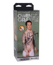 Carregue a imagem no visualizador da Galeria, Owen Grey Signature 9&quot; TRUSKYN Silicone Cock with Removable Suction Cup
