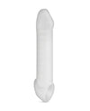 Enhanced Length Penis Sleeve - White for Extra Pleasure