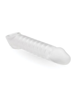 Enhanced Length Penis Sleeve - White for Extra Pleasure