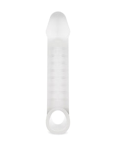 Enhanced Length Penis Sleeve - White for Extra Pleasure