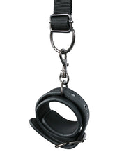 Load image into Gallery viewer, Under-Bed Bondage Restraint System Adjustable Cuff Set Black
