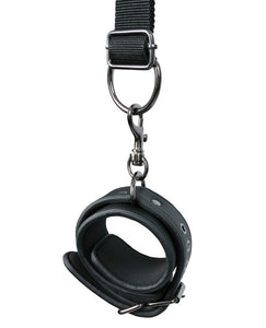 Under-säng Bondage Restraint System Justerbar Manschettset Svart