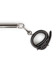 Load image into Gallery viewer, Adjustable Metal Spreader Bar with Cuffs Silver for Bondage
