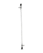 Lataa kuva gallerian katseluohjelmaan, Sensational Silver Nipple Clamps with Adjustable Chain Set
