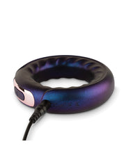 Load image into Gallery viewer, Hueman Saturn Vibrating Cock/ball Ring - Purple
