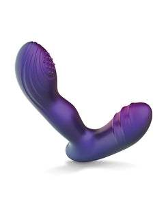 Hueman Galaxy Tapping Butt Plug - Violet