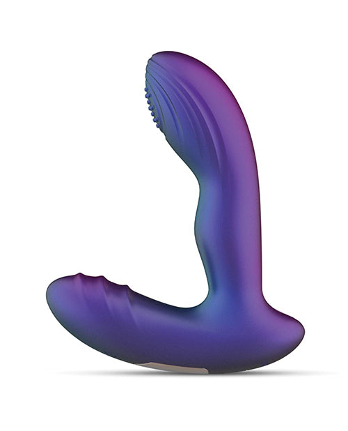 Hueman Galaxy Tapping Butt Plug - Violet