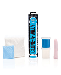 Kit Clone-a-Willy Vibrant et Luminescent dans le Noir pour Plaisir Personnalisé