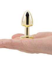 Load image into Gallery viewer, Gemsations 2&quot; Beginners Bling Bling Metal Butt Plug
