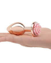 Load image into Gallery viewer, Gemsations 3 pc 2.75&quot; &amp; 3.15&quot; &amp; 3.7&quot; Rose Metal Butt Plug Training Set - Rose Gold
