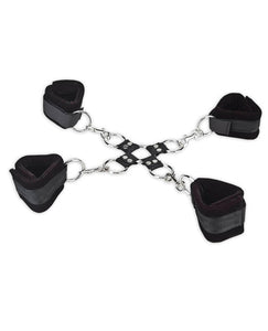 Sensual Restraint 5-Piece Velvet Hogtie Set for Couples