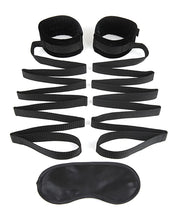 Load image into Gallery viewer, Ultimate Bondage Bed Restraint Kit with Blindfold Set
