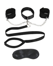 Load image into Gallery viewer, Seductive Restraint Set - Adjustable Collar Cuffs Leash
