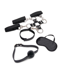 Sensual Restraint: 7-Piece Bondage Kit with Hogtie