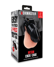 Încărcați imaginea în vizualizatorul Galerie, Lock Master 4 Inch Adjustable Resin Cock Cage Negru
