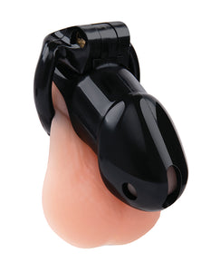 Lock Master 4 Inch Adjustable Resin Cock Cage Negru