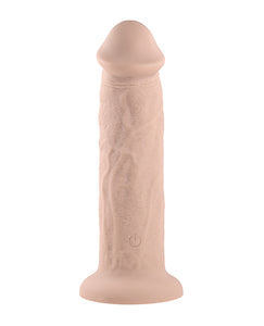 Ultra-Realistic 7" Vibrating Suction Cup Dong - Light