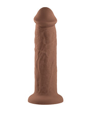 Carregue a imagem no visualizador da Galeria, Realistic 7&quot; Girthy Vibrating Dong with Suction Cup - Dark
